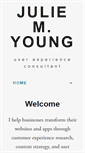 Mobile Screenshot of juliemyoung.com